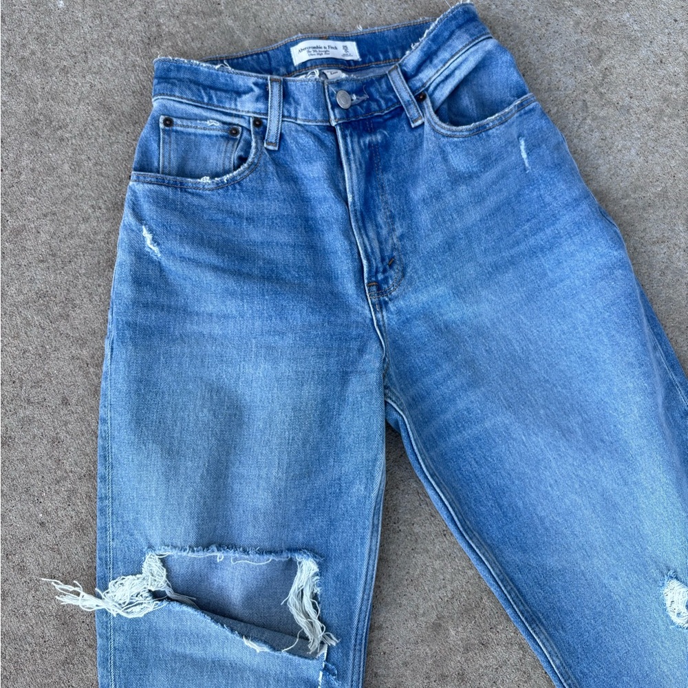Abercrombie & Fitch 90s Straight Ultra High Rise Jeans *short length *curve love